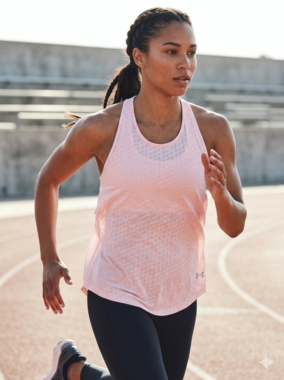 Under Armour Light Pink Racerback Tank Top